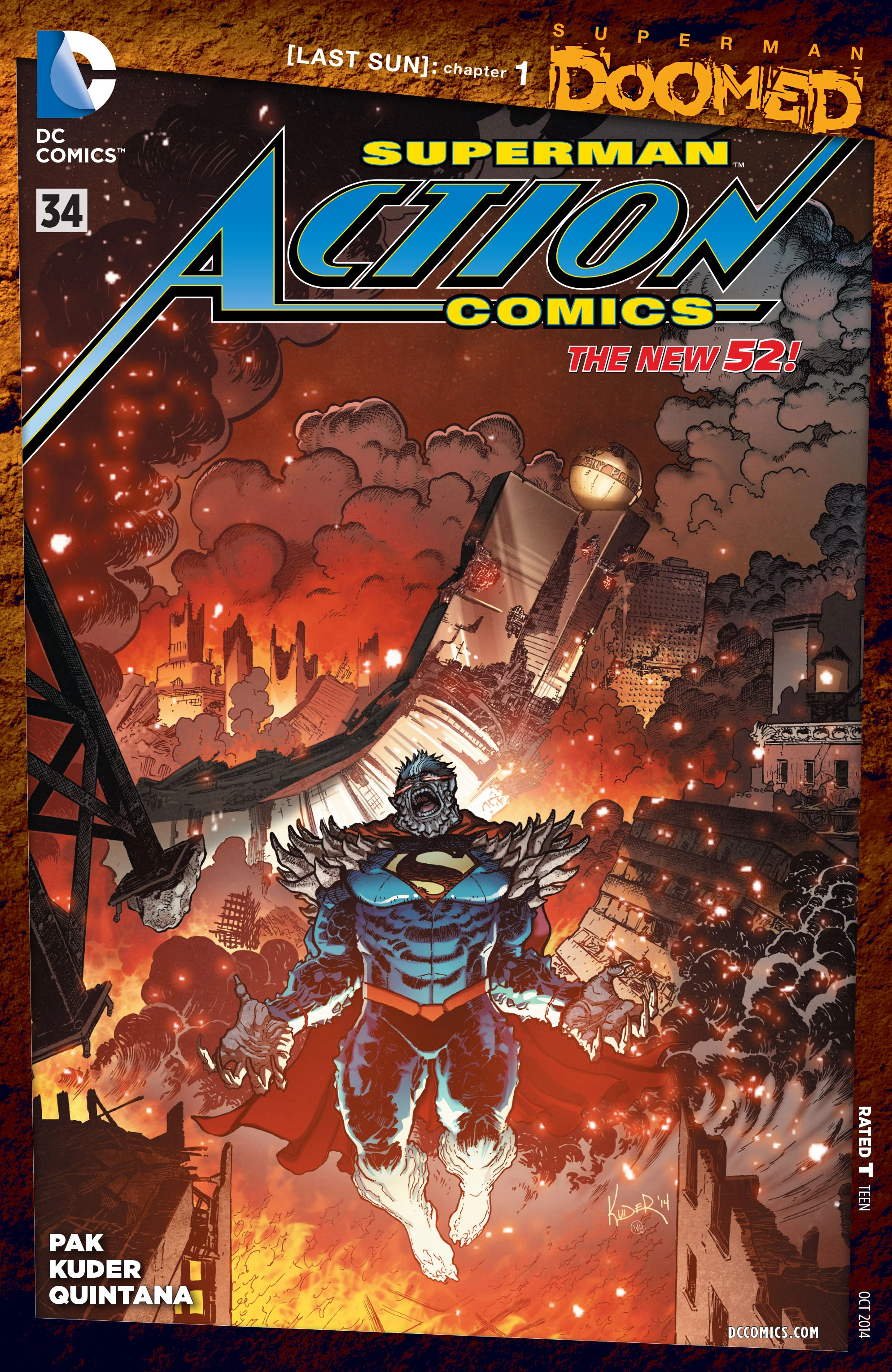 Action Comics #34 (DC, 2014 — Cover A) cover